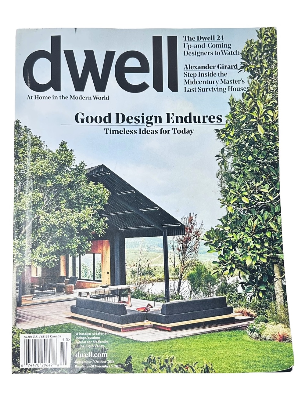 Dwell Magazine September October 2018 Good Design Endures Girard Home Modern